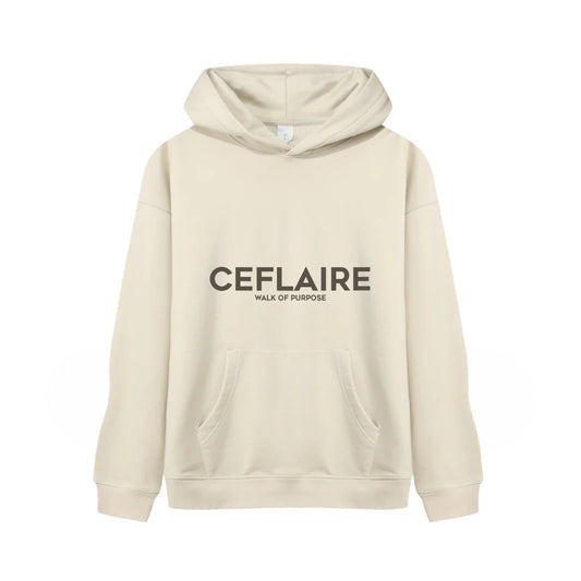 CEFLAIRE "BEIGE CLASSIC" HOODIE (530 GSM)