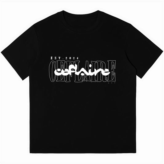 CEFLAIRE "BLACK/WHITE" TEE