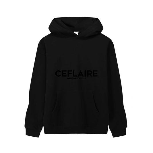 CEFLAIRE "BLACK CLASSIC" HOODIE "530 GSM"