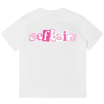 CEFLAIRE "CR TEE WHITE" TEE