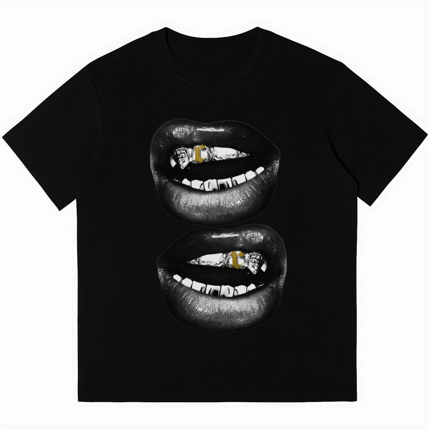 CEFLAIRE "CR GRILLZ BLACK" TEE