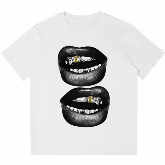 CEFLAIRE "CR GRILLZ WHITE" TEE