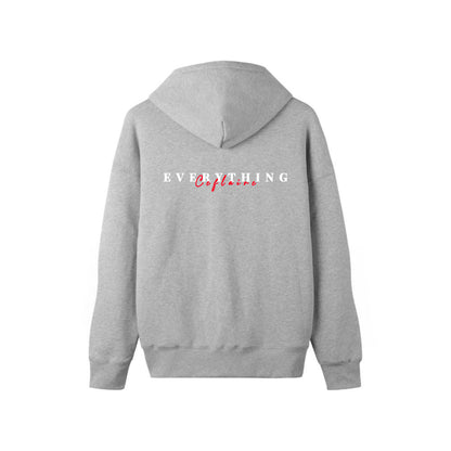 CEFLAIRE "GREY/RED 06" HOODIE (580 GSM)