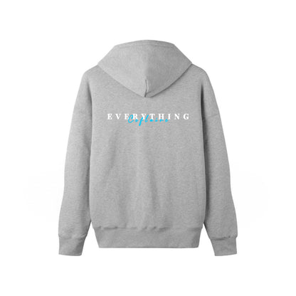 CEFLAIRE "GREY/TURQUOISE 06" HOODIE (580 GSM)